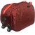 Bagther Red Polyester Duffel Bag (2 Wheels)