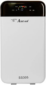 Asear SS305 Portable Room Air Purifier For Home Office Portable Room Air Purifier (White)