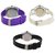 Glory Combo Of Designer Ladies Watch Pack Of 3 by 7Star