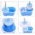 360 Magic Spin easy mop bucket for Fast Easy Home, office Kitchen Cleaner + Free Aluma wallet