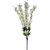 6th Dimensions Artificial Peach Blossom White  Purple Flower Bunch Home Decor (Pack of 2)