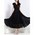 Westchic Black Plain Fit & Flare Dress For Women