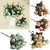 6th Dimensions Artificial 5-Fork Camellia Tea Rose Flower Bouquet Home Wedding Party Decoration