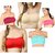 ( Pack of  3 )seamless non padded non wire strapless bandeau full side covrage tube bra for women's and girl s fit size ( 28 in to 36 in)