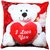 Welhouse teddy print cushion letter VLCU-067