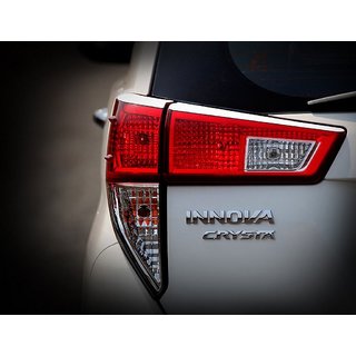 Buy Chrome Plated Tail Light Cover For Toyota Innova Crysta Online