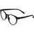 David Martin Anti-Glare Black Full Rim Round Eyeglass Frame