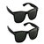 Derry Sunglasses in Wayfarer style In Black DERY026(Pack Of 2)