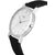 Timer Quartz Analog White Round Dial Men's Watch TC-00013