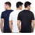 Enquotism Men's Multicolor Round Neck T-shirt(Pack Of 3)