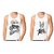 Mens Printed Vests pack of 2 - Just Rock it and Ride like there is no tomorrow