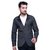 Abc Garments Dark Grey Casual Blazer