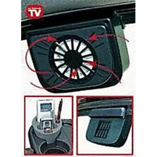 Solar Powered Auto Cool Ventilation Fan With FREE Car USB Connector Worth Of 425/