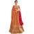 Triveni Aristocratic Orange Colored Embroidered Art Silk Bridal Lehenga Choli TSNCR1305