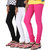 kriso Multi color Leggings For Girls Pack of 3