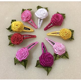Buy Ready to Ship Hand Embroidery and Crochet Floral Hair Clip Online in  India  Etsy