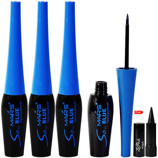 blue eyeliner
