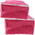 combo of 2 pink saree covers which each has the capacity to fill 10-15 sarees