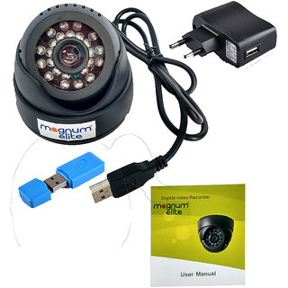 Dome CCTV inBuilt DVR with Memory Card Slot Recording