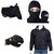 Combo for Summer (Bike Cover+Pro biker gloves+Full Face Mask+Black Wind Cheater Jacket)