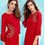 Style Amaze Red Color Georgette Embroidered A Line Kurti-KITAB-16002