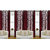 Vivek Homesaaz maroon polyester classic  door  curtains 4X7 set of  four