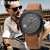 Curren Mens Watch with leather hand strap By Prushti