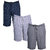 Vimal-Jonney Multicolor Cotton Blended Bermuda Shorts For Men(Pack Of 3)