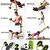 Home Total-Body Fitness Gym Revoflex Xtreme Abs Trainer Resistance Exercise