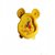 6th Dimensions Cute Winnie The Pooh Mini Small Table Photo Frame Alarm Clock (Yellow)