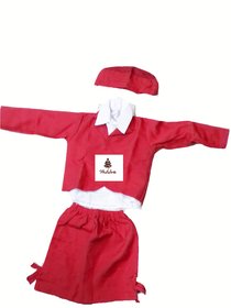 Air Hostess Red Colour Fancy Dress Costume For Kids