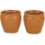 6th Dimensions Earthen Glazed Terracotta Chai (Tea) Handcrafted Studio Pottery Brown  Kulhad /Cups Set of 6