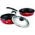 Pigeon Non Stick Twin Induction Base Set, 2-Pieces, Red