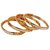 Gold Plated Gold Alloy Bangles For Women