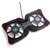 Safeseed USB Octopus foldable cooling pad mini fan for Laptop Notebook + FREE USB LED