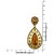 Jewels Capital Exclusive Golden Orange Earring Set / S 3954