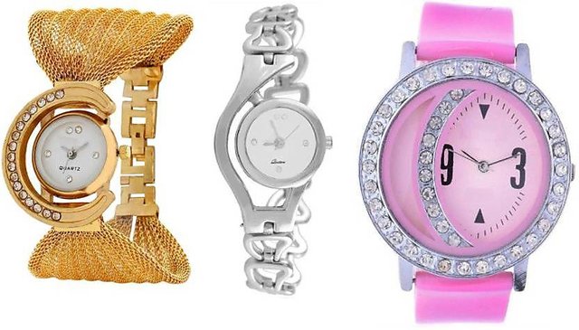 Buy New offer original all color combo watch for women Online @ ₹499 from  ShopClues