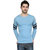 Tsx Men's Blue Round Neck T-Shirt