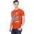 Lee Men's Orange Round Neck T-Shirt