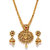 Zaveri Pearls Antique Gold Haram Necklace Set - ZPFK4414
