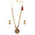 Zaveri Pearls Antique Gold Look Necklace Set - ZPFK4882