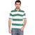 Red Tape White Green Stripper Polo Casual T-Shirt
