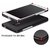 iPAKY Sleek Rubberised Matte black Hard Case Back Cover For  NOTE 4