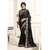 Styloce Prachi Desai Georgette Embroidered Black Bollywood Designer - Sty-9233