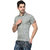 Tsx Men's Grey Polo Collar T-Shirt