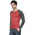Tsx Men's Red Henley T-Shirt
