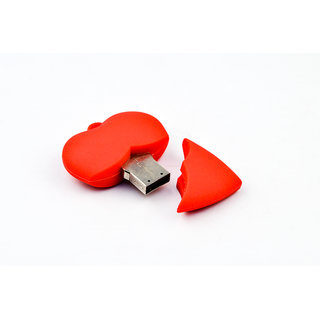 Microware Usb 2.0 4Gb Heart Shape Pen Drive JKL52