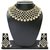 Styylo Jewels Exclusive Golden White Necklace Set. M-2013