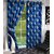 K Decor combo of  3d TC 100 double bed sheet 2 pillow covers +2 printed door curtains + carpet + 2 door mat