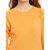 Hypernation Solid Women's Round Neck Orange T-Shirt